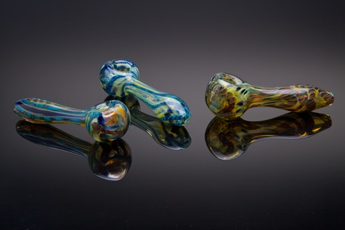 glass pipes for smoking delta-8 or CBD