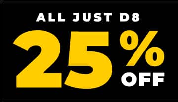 25% off all just d8 items in vapor maven stores only on black friday